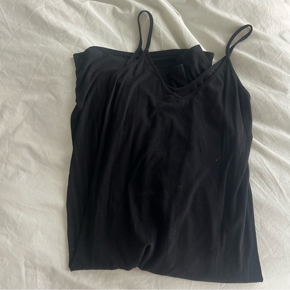 Reformation Black Knit Midi Slip Dress - Picture 6 of 7